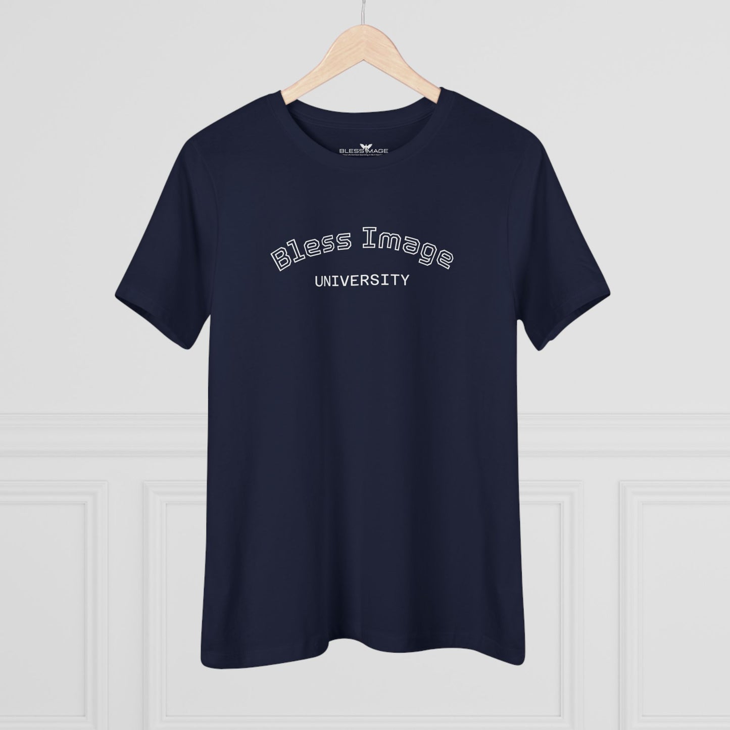 Women's Bless Image University Cotton Tee