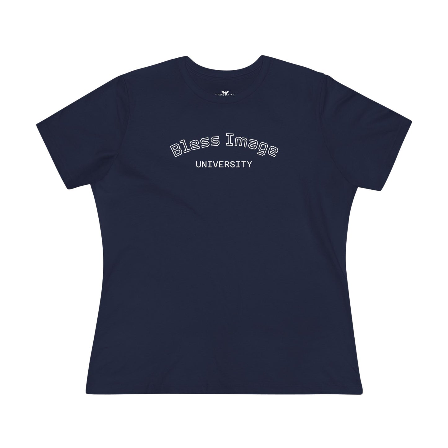 Women's Bless Image University Cotton Tee