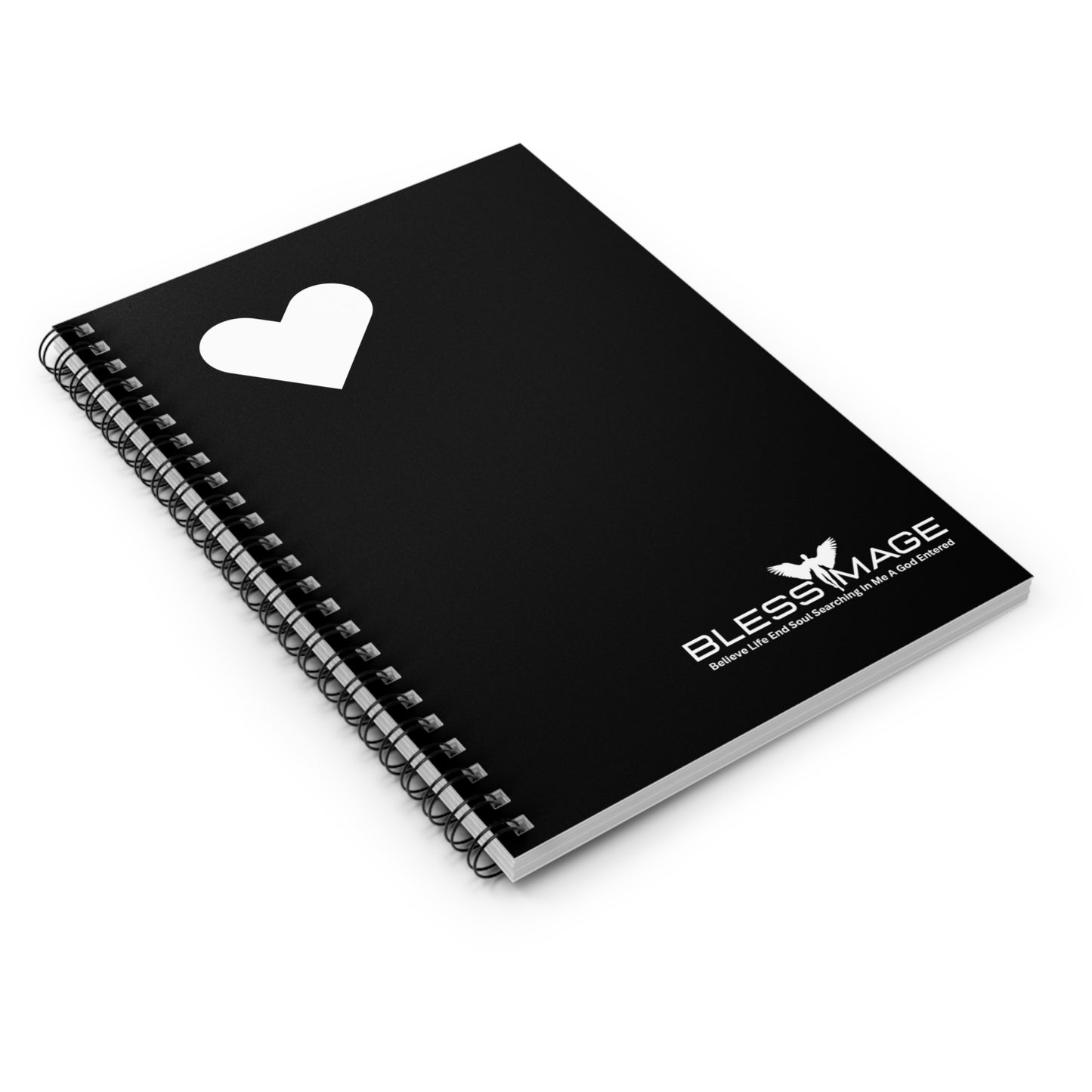 Bless Image Spiral Notebook - Ruled Line