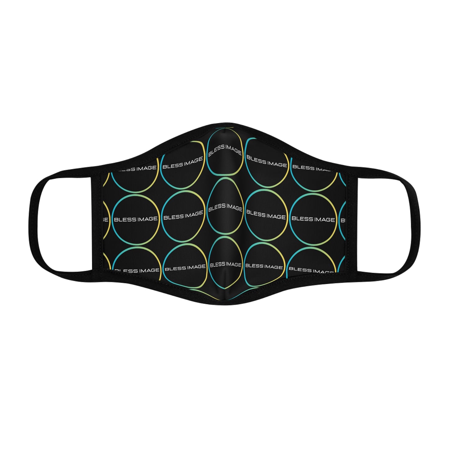 Fitted Bless Image Polyester Face Mask