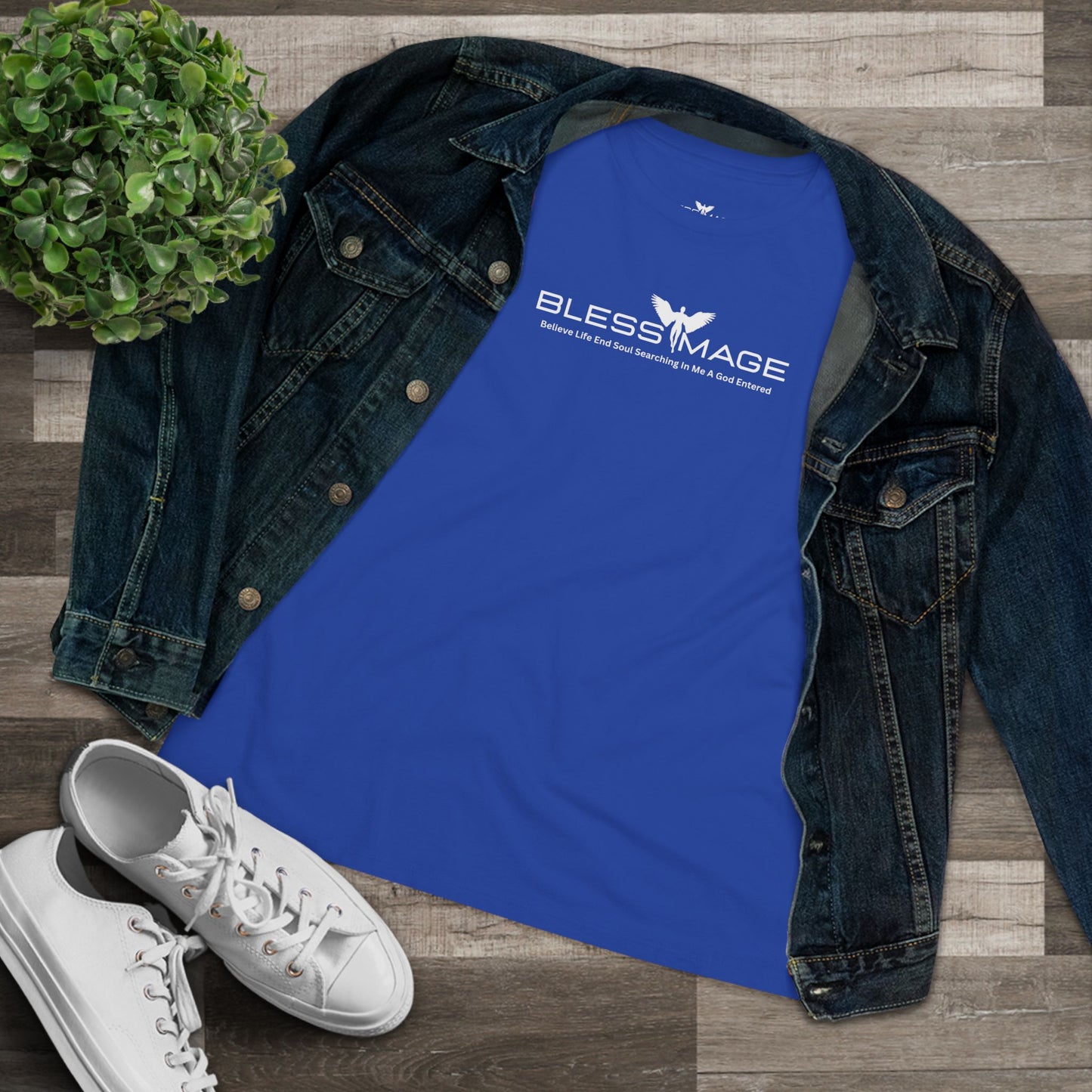 Women's Bless Image Cotton Tee