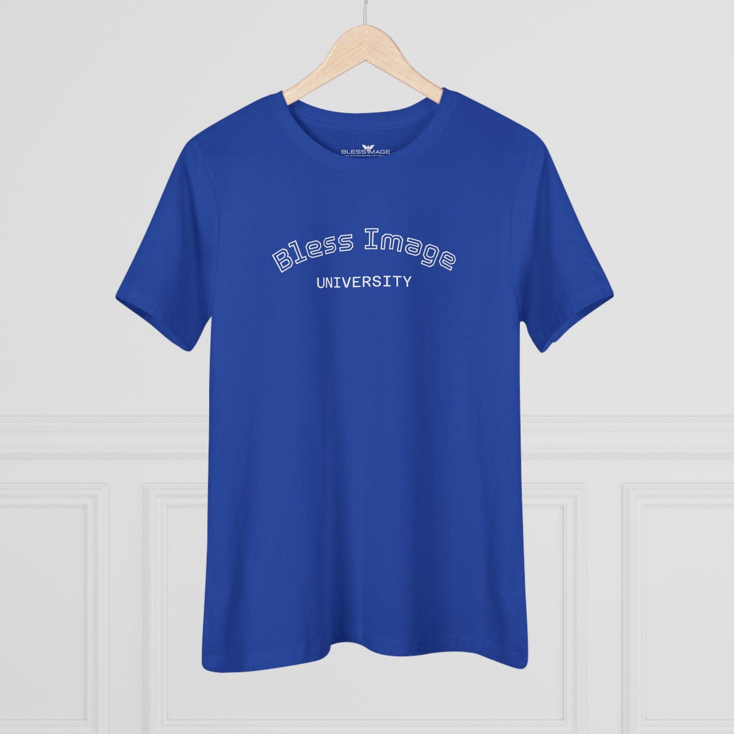 Women's Bless Image University Cotton Tee