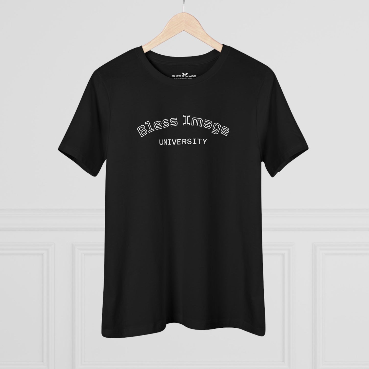 Women's Bless Image University Cotton Tee