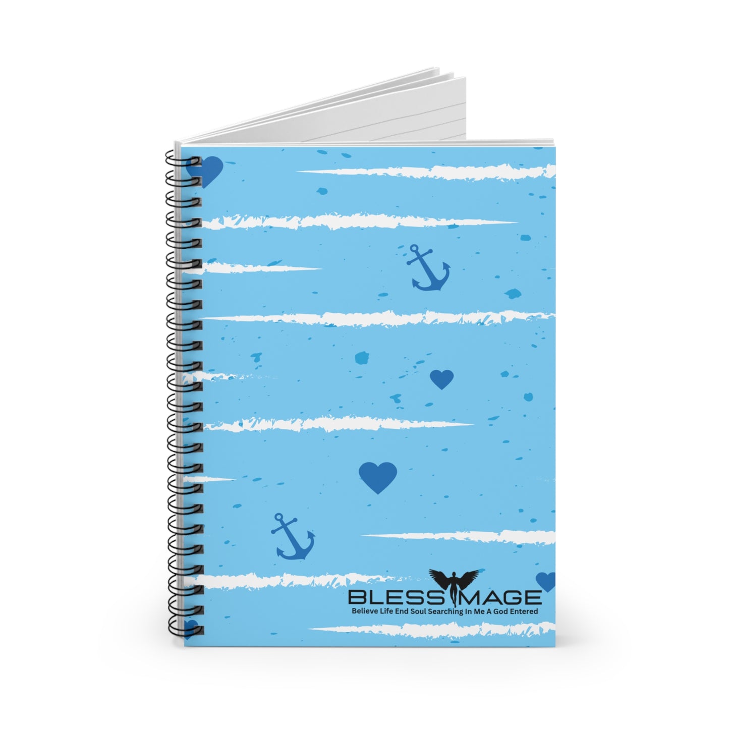 Bless Image Spiral Notebook - Ruled Line