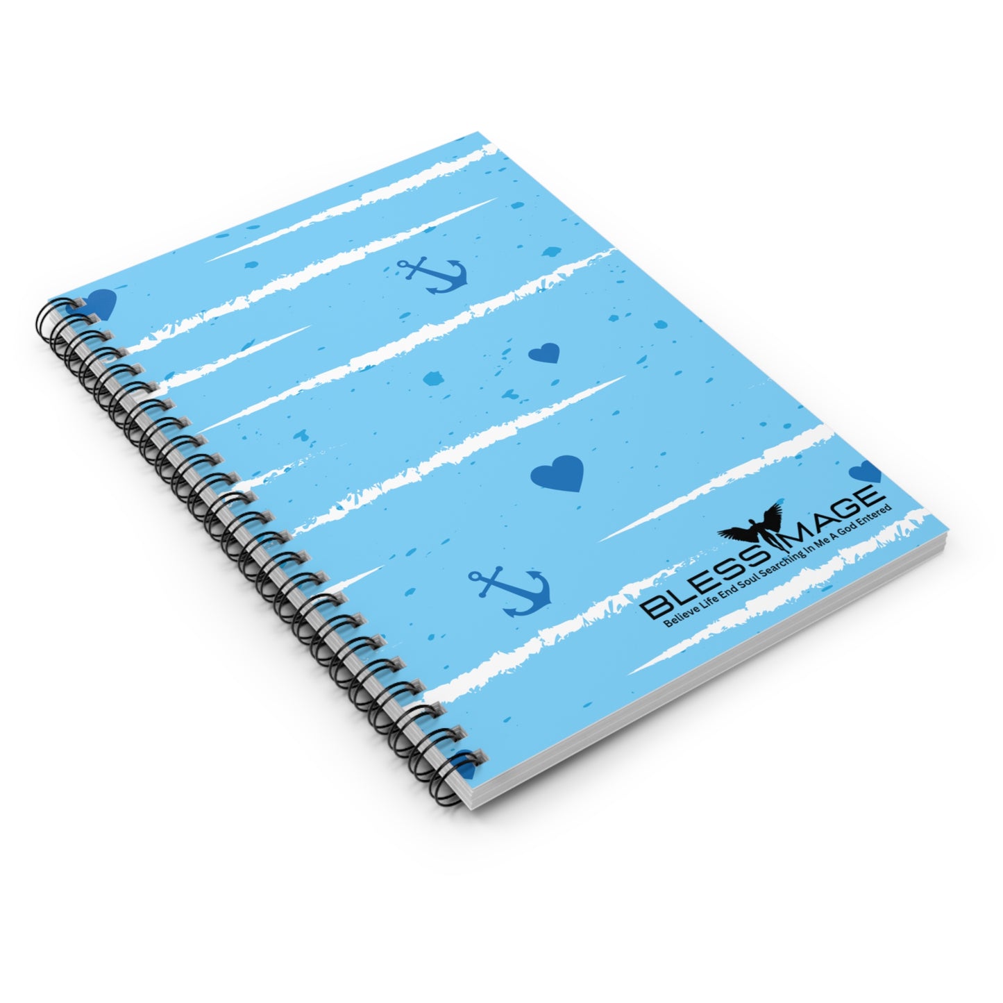 Bless Image Spiral Notebook - Ruled Line