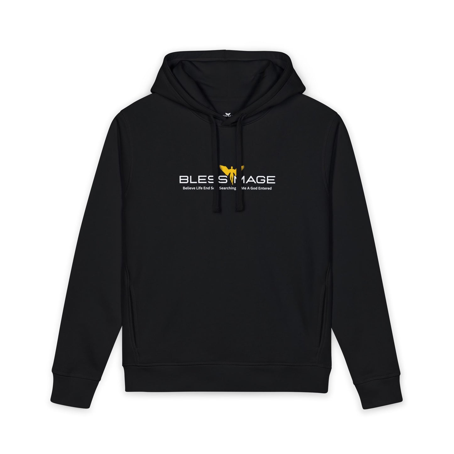 Bless Image Unisex Logo Hoodie — Organic Side-Pocket Pullover