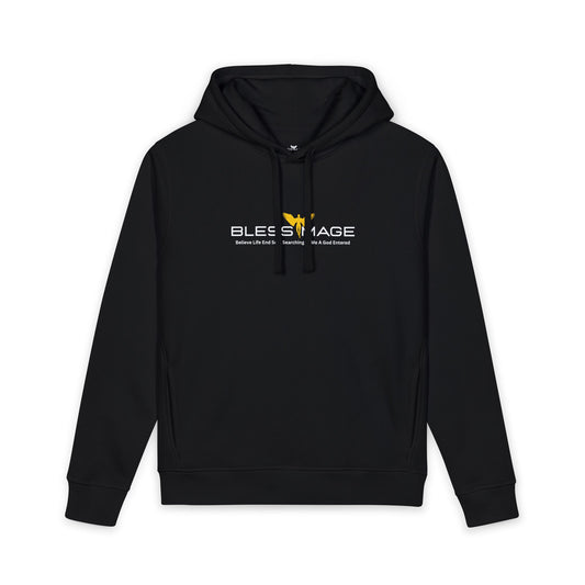 Bless Image Unisex Logo Hoodie — Organic Side-Pocket Pullover