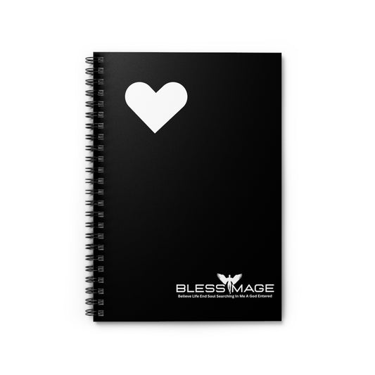 Bless Image Spiral Notebook - Ruled Line