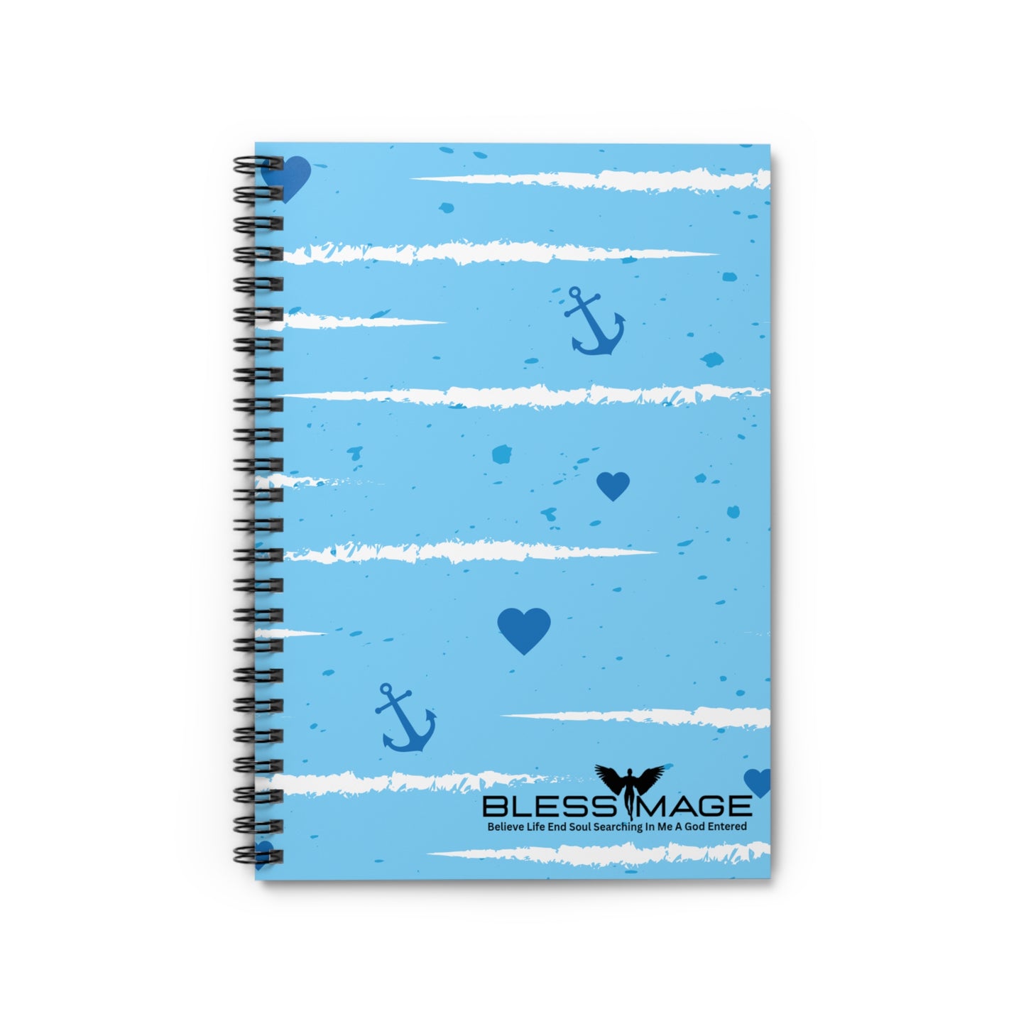 Bless Image Spiral Notebook - Ruled Line