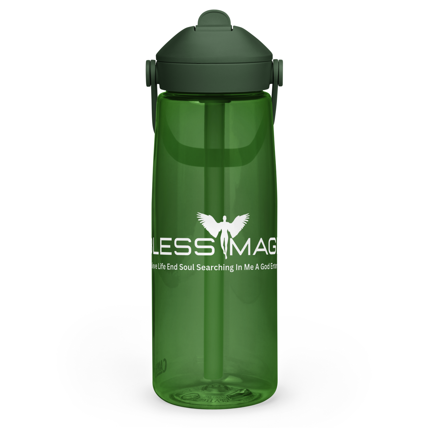Bless Image Flip straw water bottle