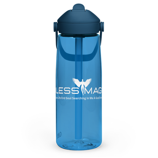 Bless Image Flip straw water bottle